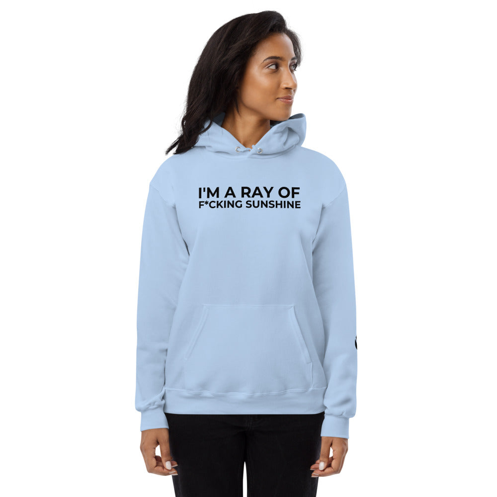 I'm a ray of f*cking sunshine - Unisex fleece hoodie